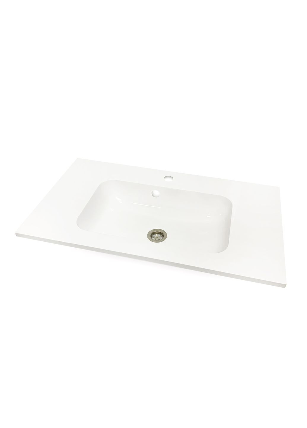 Раковина, умивальник, штучний камінь, прямокут. Adamant (365749224)