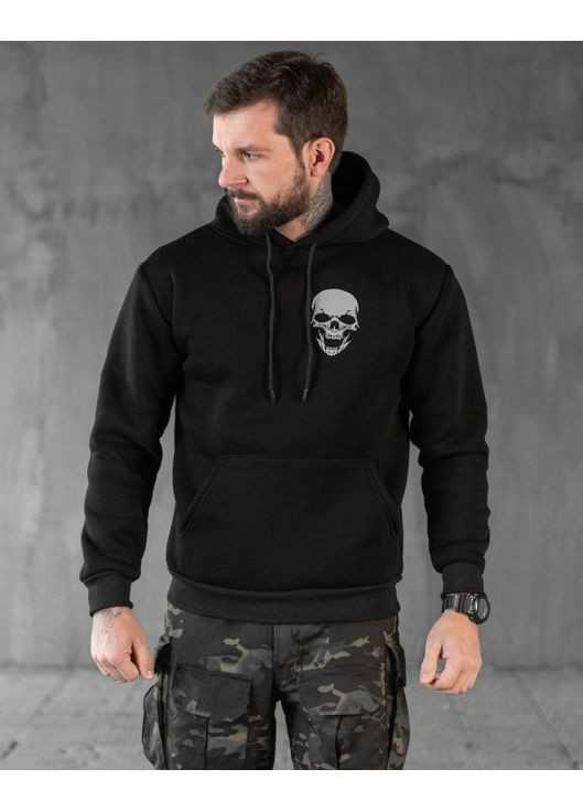 Тактичне чоловіче худі на флісі Дівчина чорне No Brand (366072538)