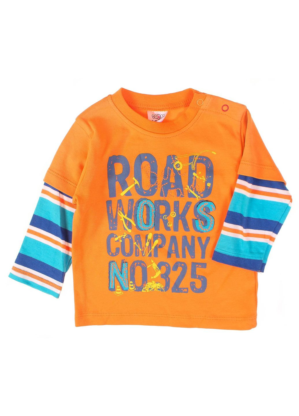 Оранжевый демисезонный лонгслив Soobe