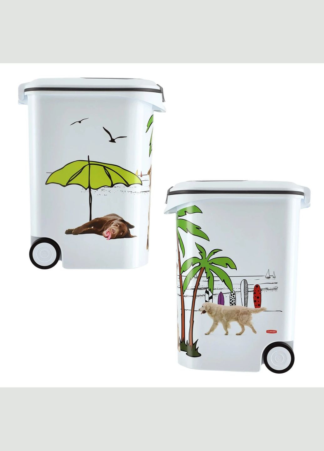 Контейнер для хранения сухого корма 20 кг, 54 л. (03906-Е27) Собаки Curver (334007405)