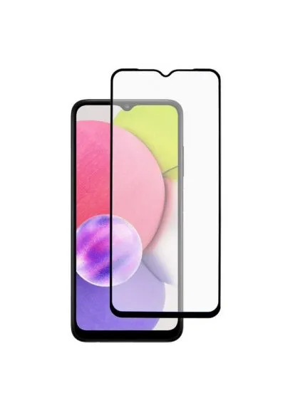 Стекло защитное Full Glue Samsung Galaxy A03 (black) (TGFG-201) DENGOS Full Glue Samsung Galaxy A03 (black) (366659254)