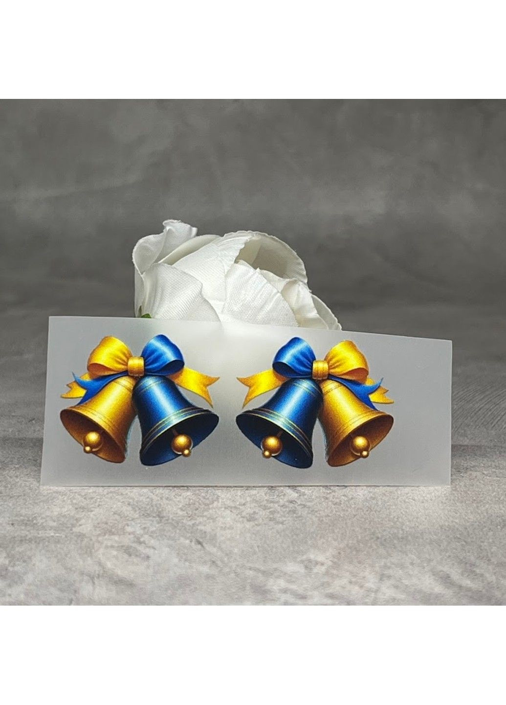 ТермоНаклейка - Дзвіночки (арт 018050), розмір 2,5*2,5 см (однієї наліпки), 1 пара No Brand (327097766)