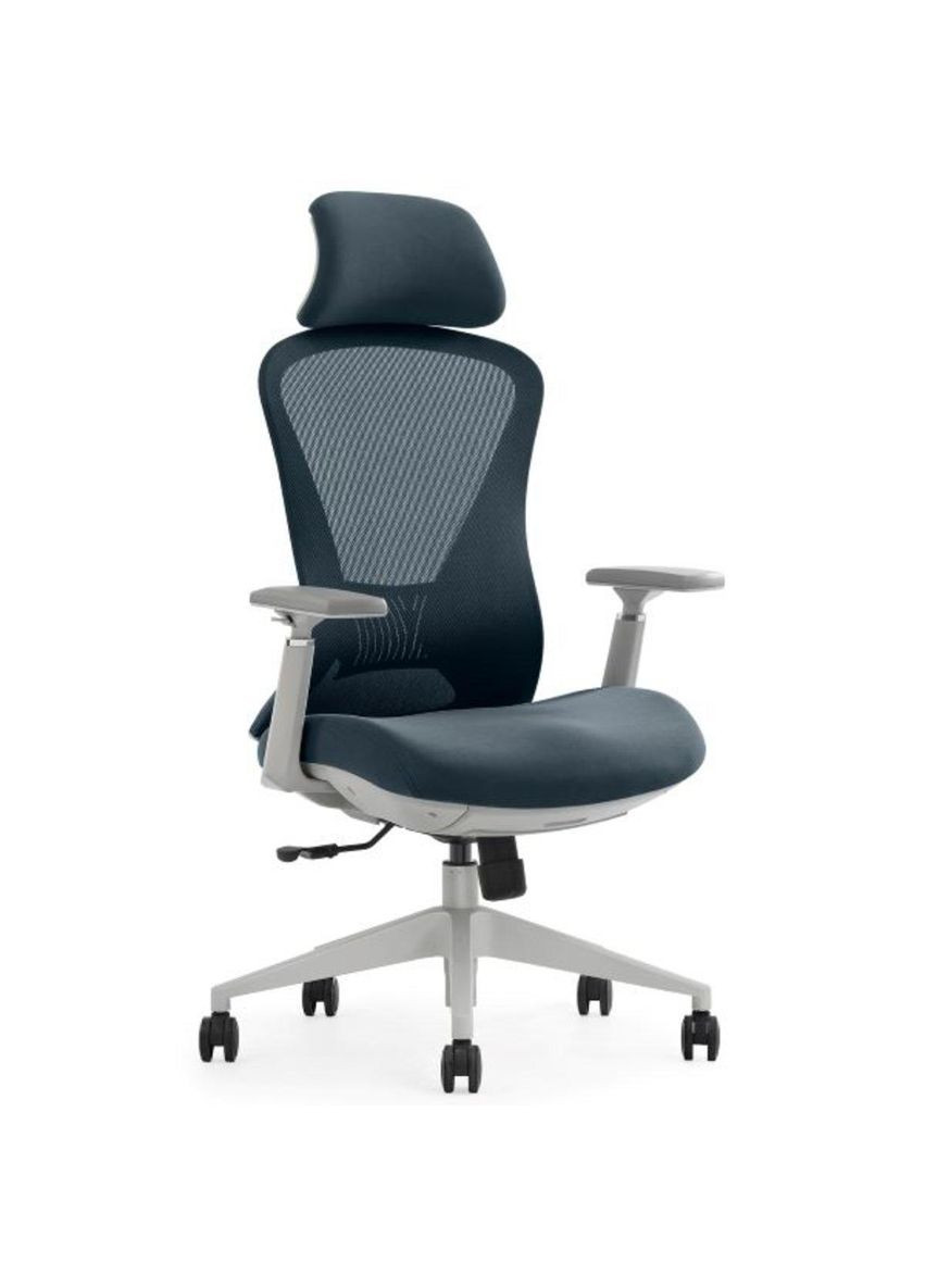 Кресло поворотное MAGNUS LUX темно-серая ткань/серый каркас Intarsio (365461529)