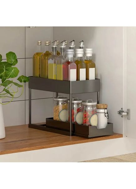 Органайзер двухуровневый с выдвижным ящиком для хранения и крючками Furminator (363833603)