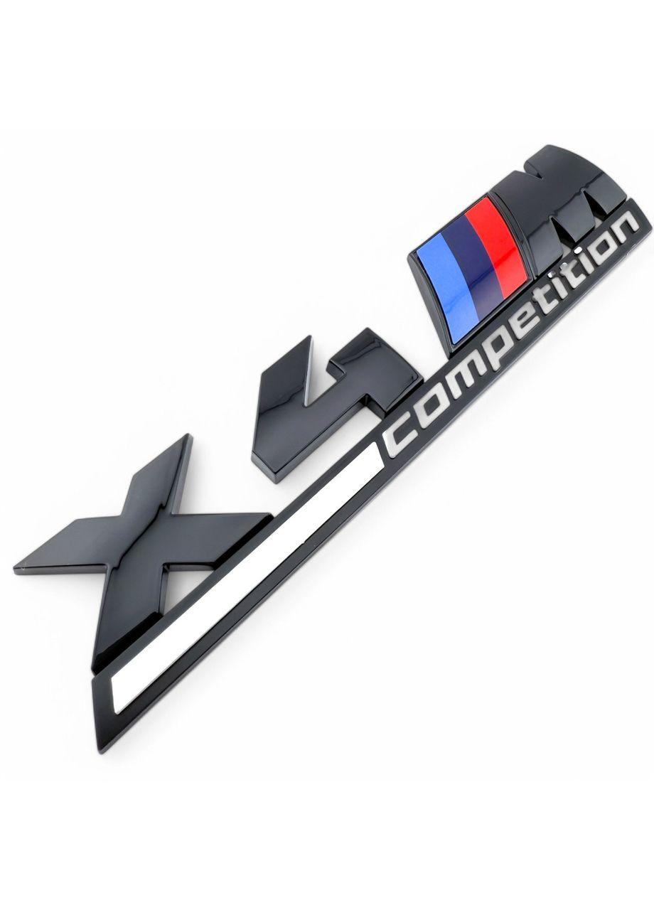 Эмблема BMW X4M Competition черный глянец OEM (354698617)