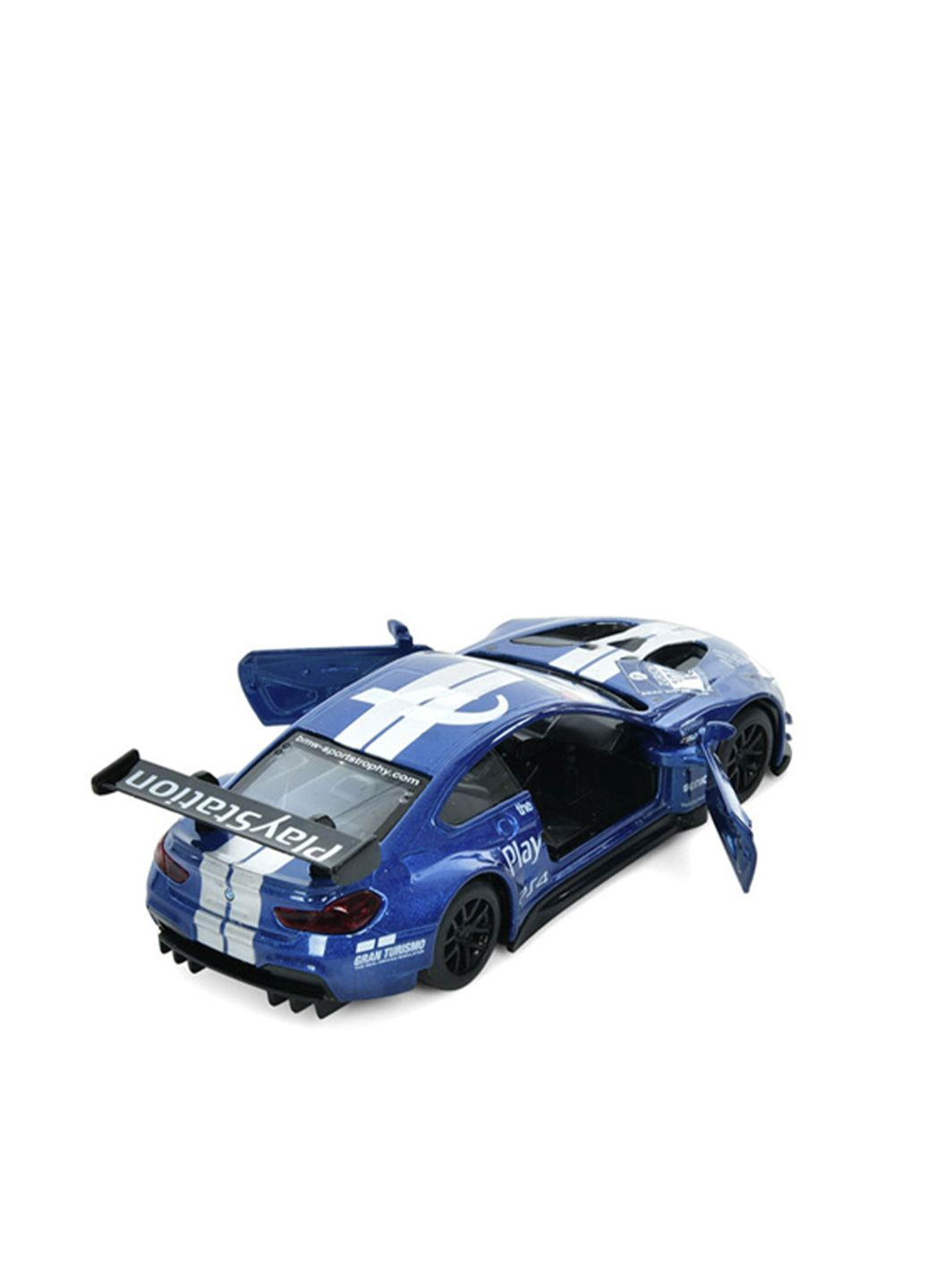 Металева модель спортивного автомобіля BMW M6 GT3 колір різнокольоровий CB-00259182 АВТОПРОМ (314888406)