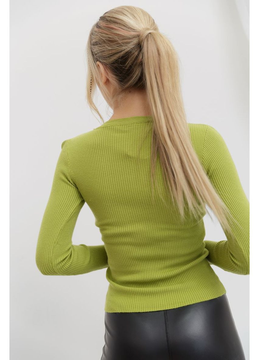 Кофта женская на молнии в рубчик,, 204R003 Ager (362458517)