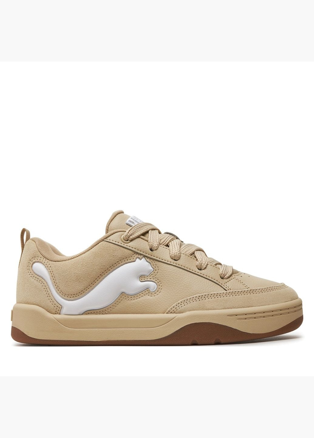 Бежевые всесезонные кроссовки унисекс park lifestyle sd beige 395022-02 Puma