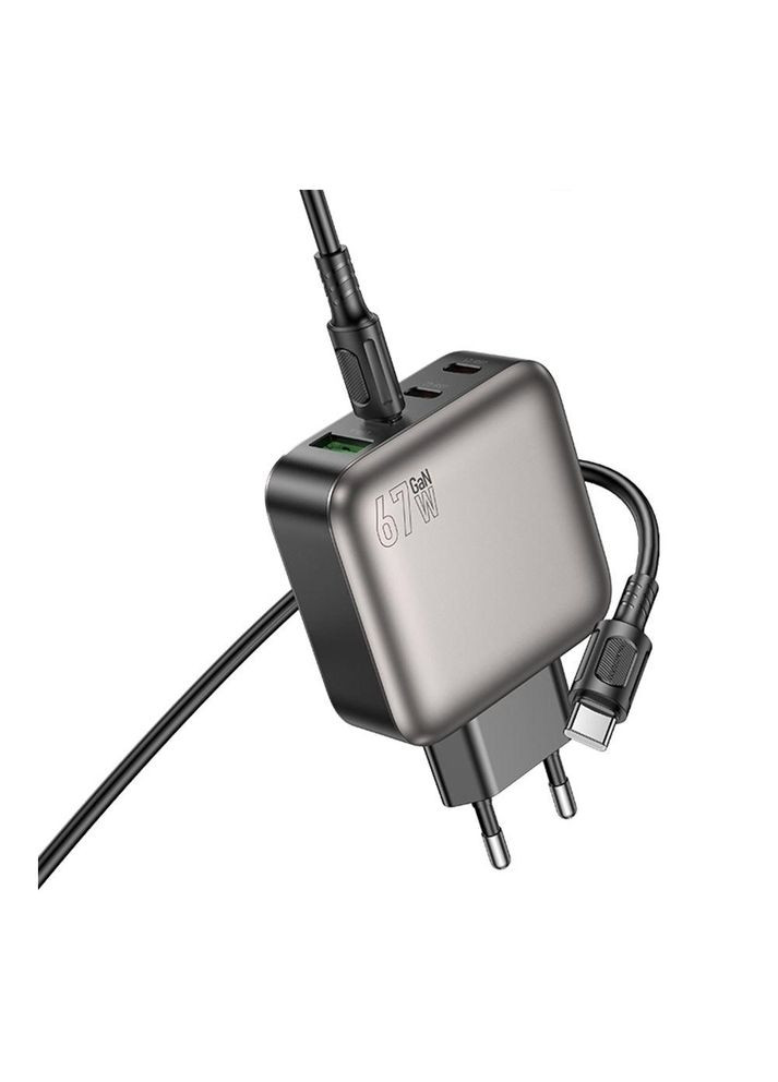 Сетевое Зарядное Устройство 67W + Кабель Type-C to Type-C Borofone (369653695)