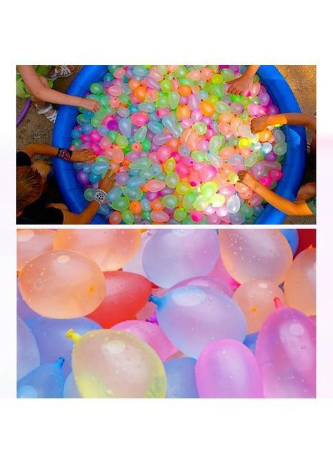 Набір різнокольорових водяних кульок бомбочок для водних баталій buncho balloons для дітей, дорослих 111шт No Brand (373029478)