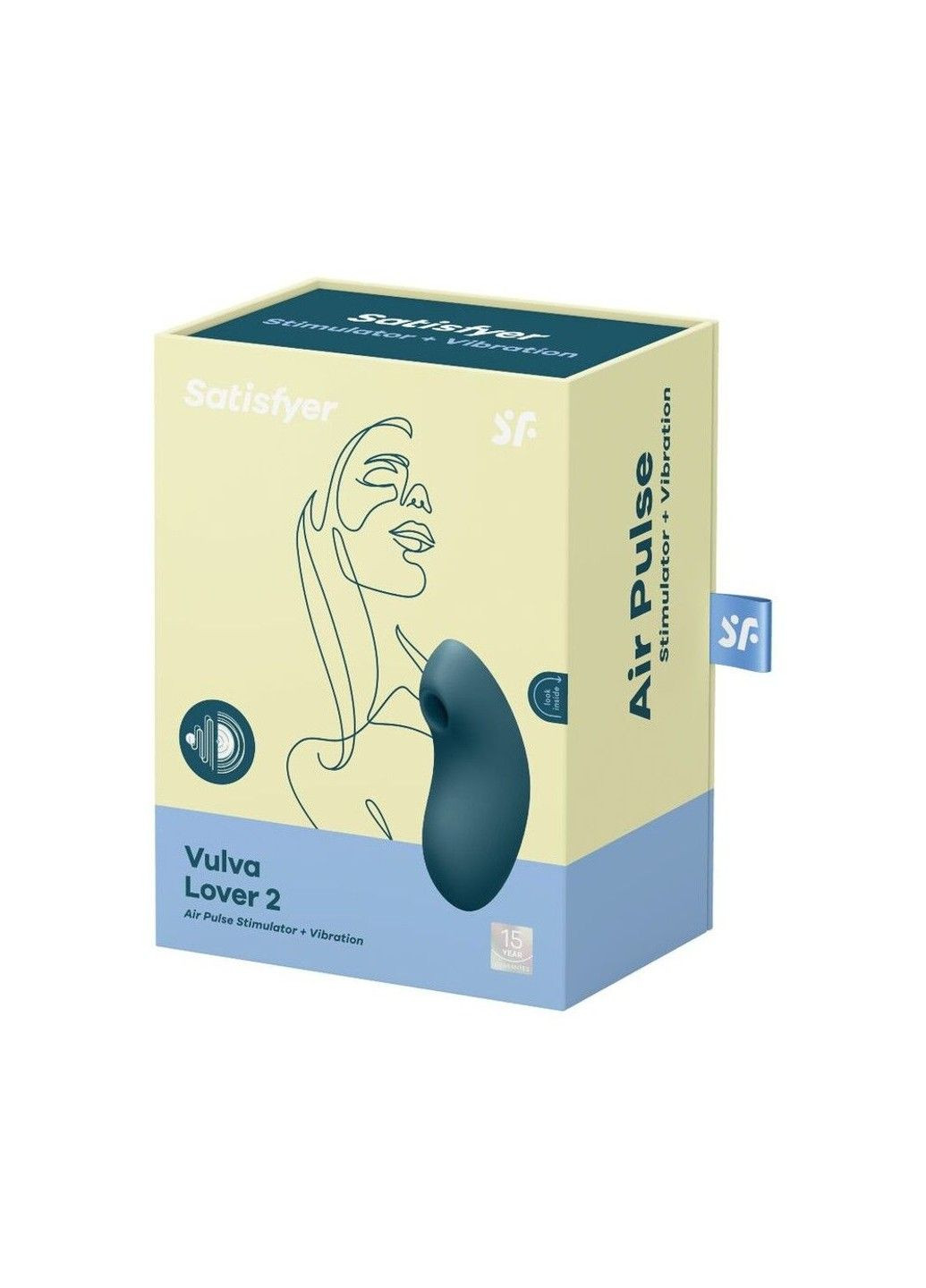 Вакуумный вибратор Vulva Lover 2 Blue Satisfyer (316252830)
