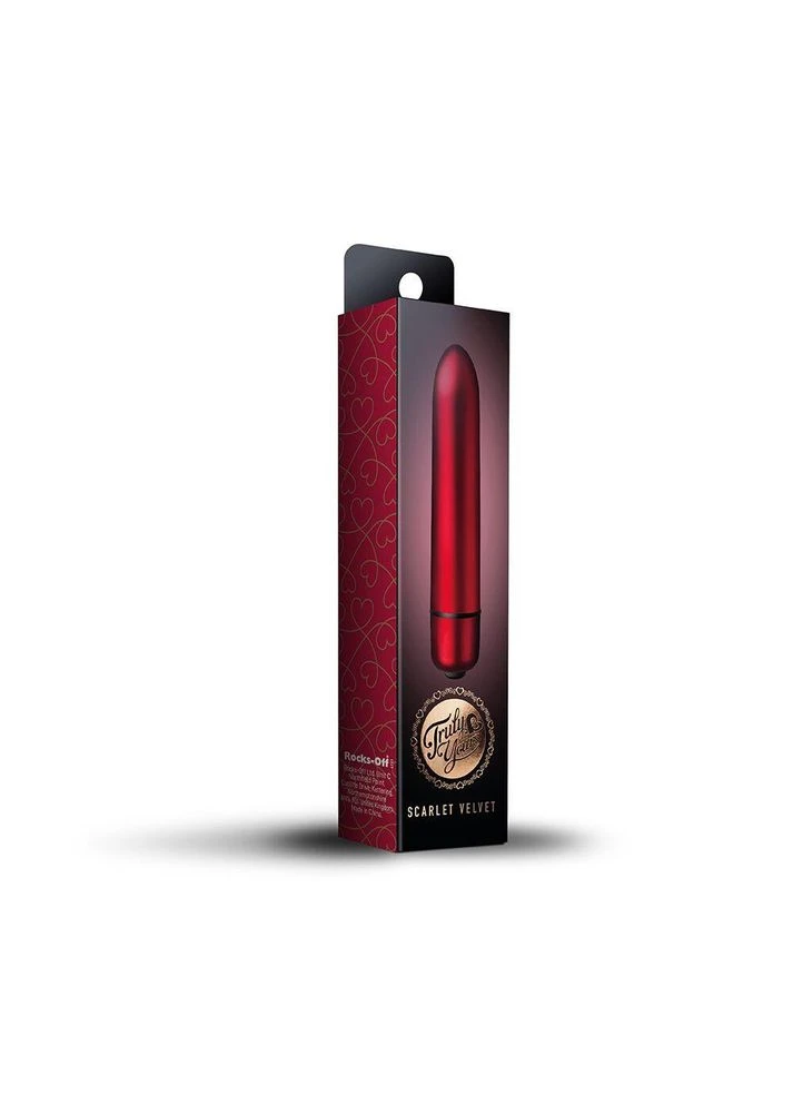 Віброкуля Rocks Off RO-90mm 10 Speed Scarlet Velvet матова Rocks-Off (315012779)