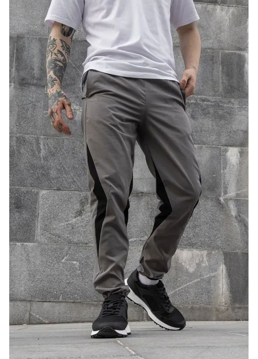 Серые демисезонные брюки Reload