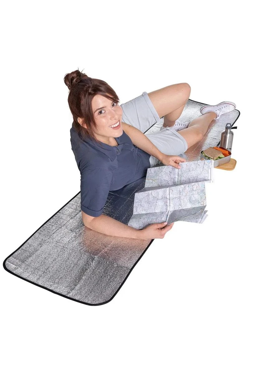 Коврик кемпинговый, каремат Alu Seat Mat, Silver Tatonka (338371205)