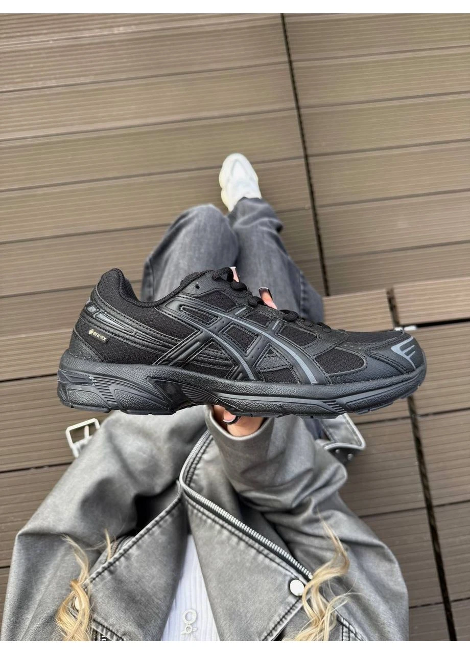Чорні кросівки чоловічі asics gel-1130 black асікс гель 1130 чорні демісезон No Brand