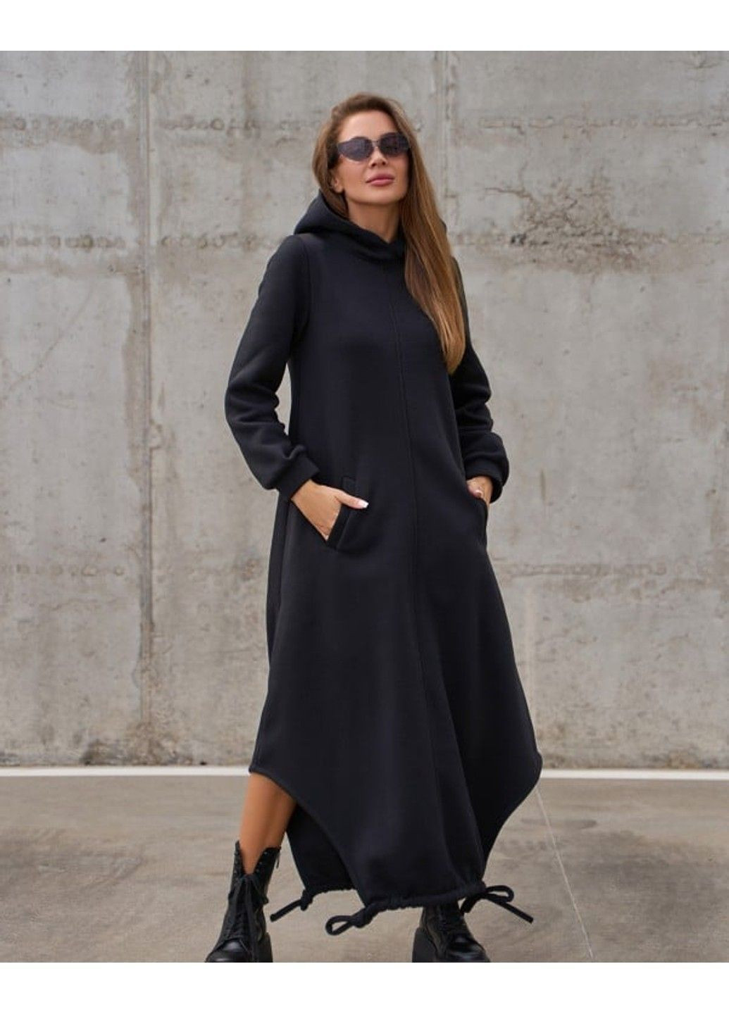 Черное повседневный платья 14853 черный ISSA PLUS