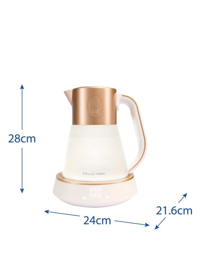 Электрочайник Calm, 1.7л, стекло, бело-медный Russell Hobbs (360397469)