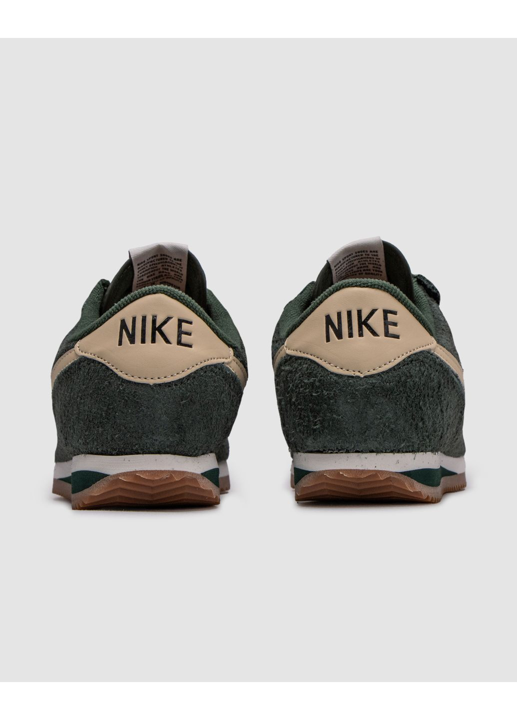 Серые демисезонные кроссовки мужские nike cortez vintage green gum suede найк кортез No Brand