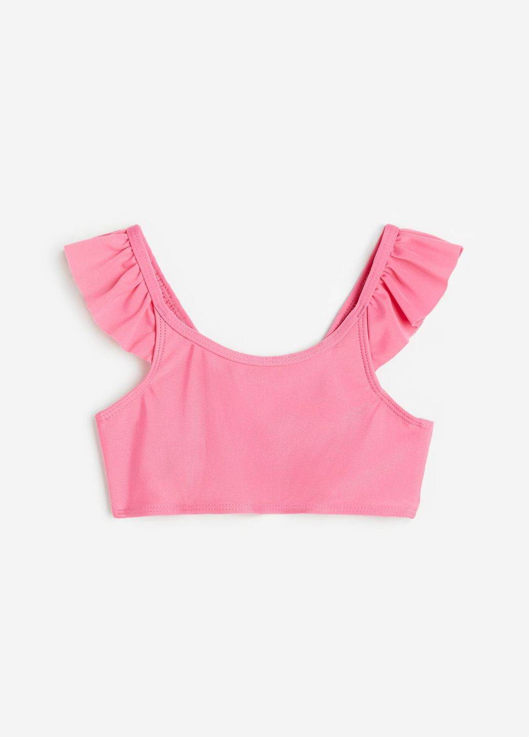 Верхня частина купальника з рюшами для дівчинки 1044746-014 рожевий H&M (342336051)