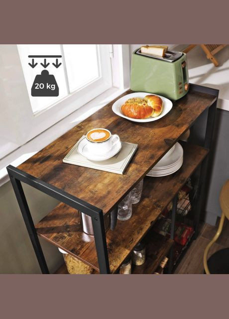 Стеллаж Denny многоярусный в стиле Loft Leobert (301865823)