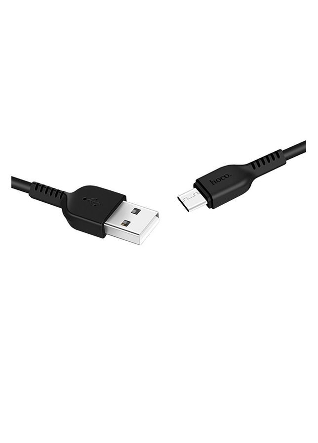 USB кабель X13 Type-C 2.4A колір чорний ЦБ-00200453 Hoco (282743718)