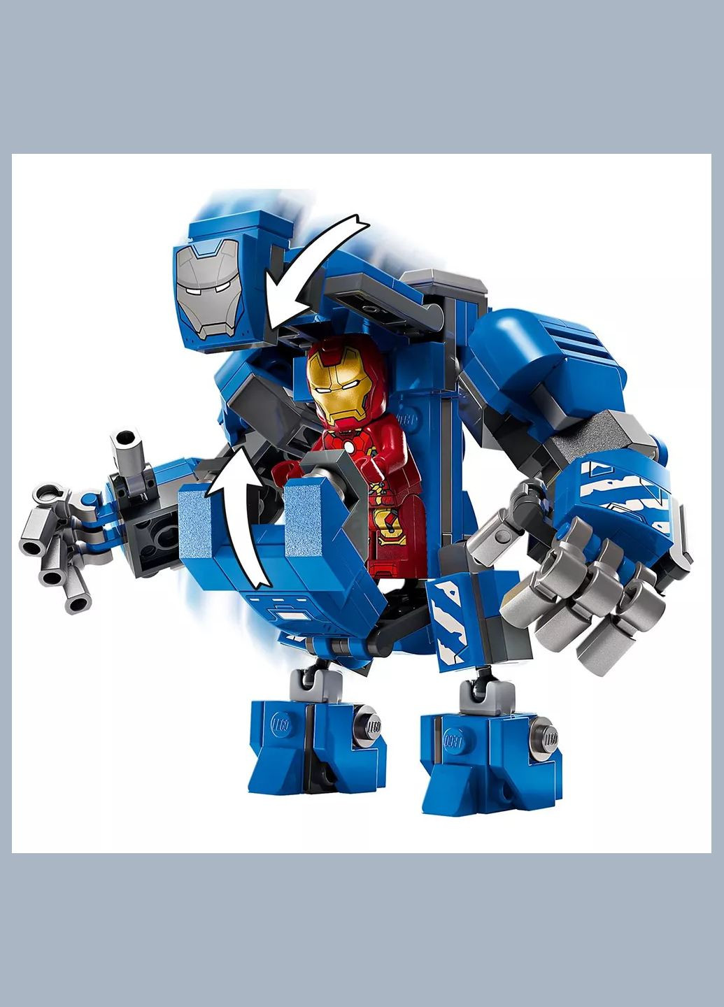 Конструктор Marvel Лаборатория Железного Человека Зал доспехов (76315) Lego (333252206)