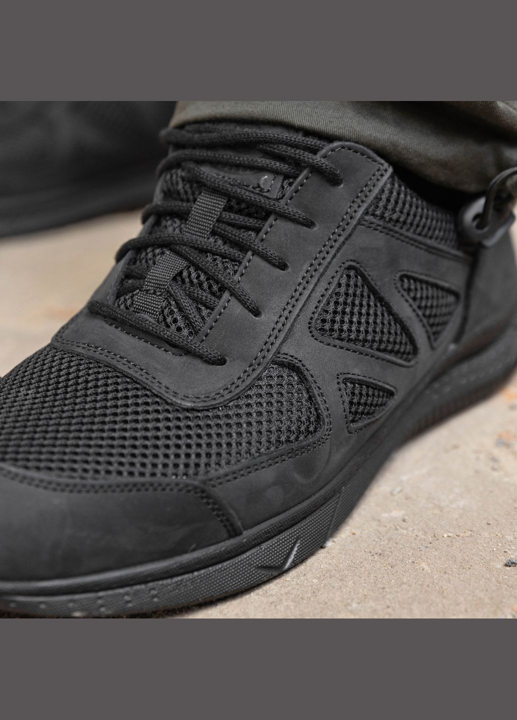 Тактичні Літні кросівки. 35-50р Чорні. Підладка – Тактична сітка! STLM-1024 No Brand (289375683)