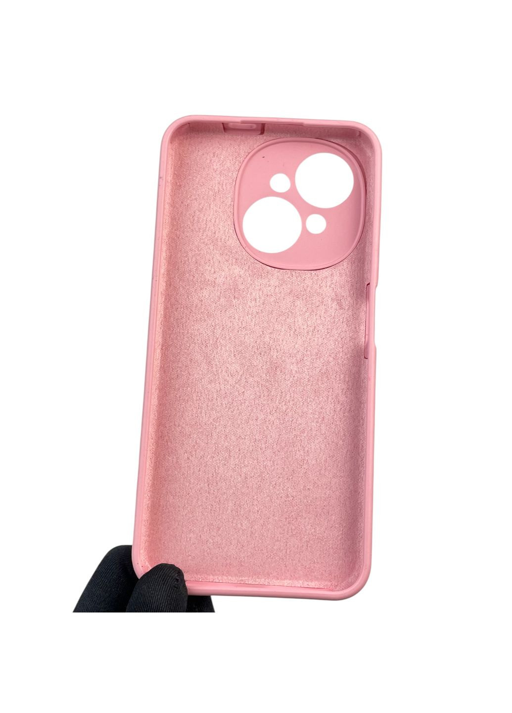 Чохол для Spark Go 1 (KL4) силіконовий з мікрофіброю нековзний на техно спарк го 1 рожевий Tecno (366390418)