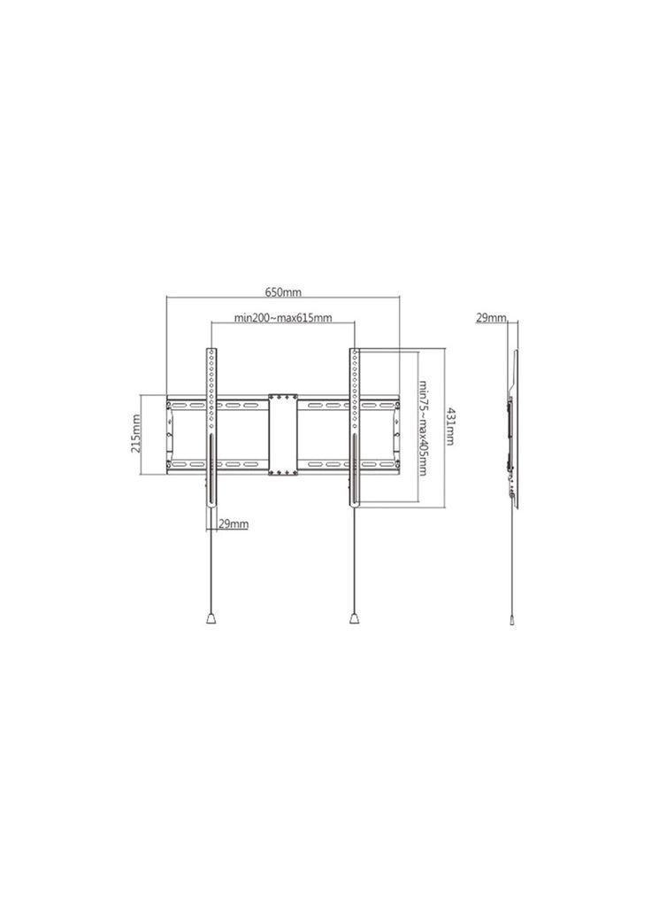 Кронштейн (m354140) Gembird WM-80F-01 (366562957)