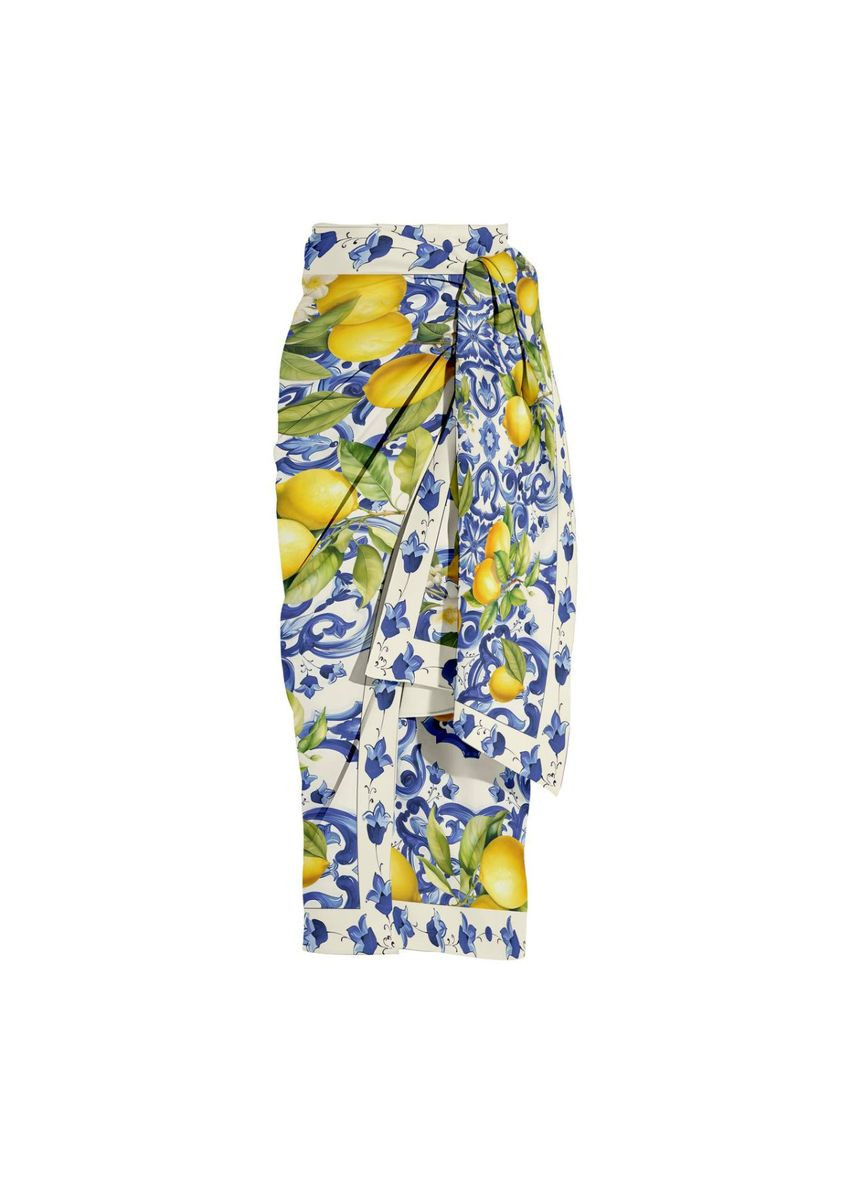 Парео пляжне з 3D принтом Sicilian Sun 31161 120х150 см FlexDress (336873914)