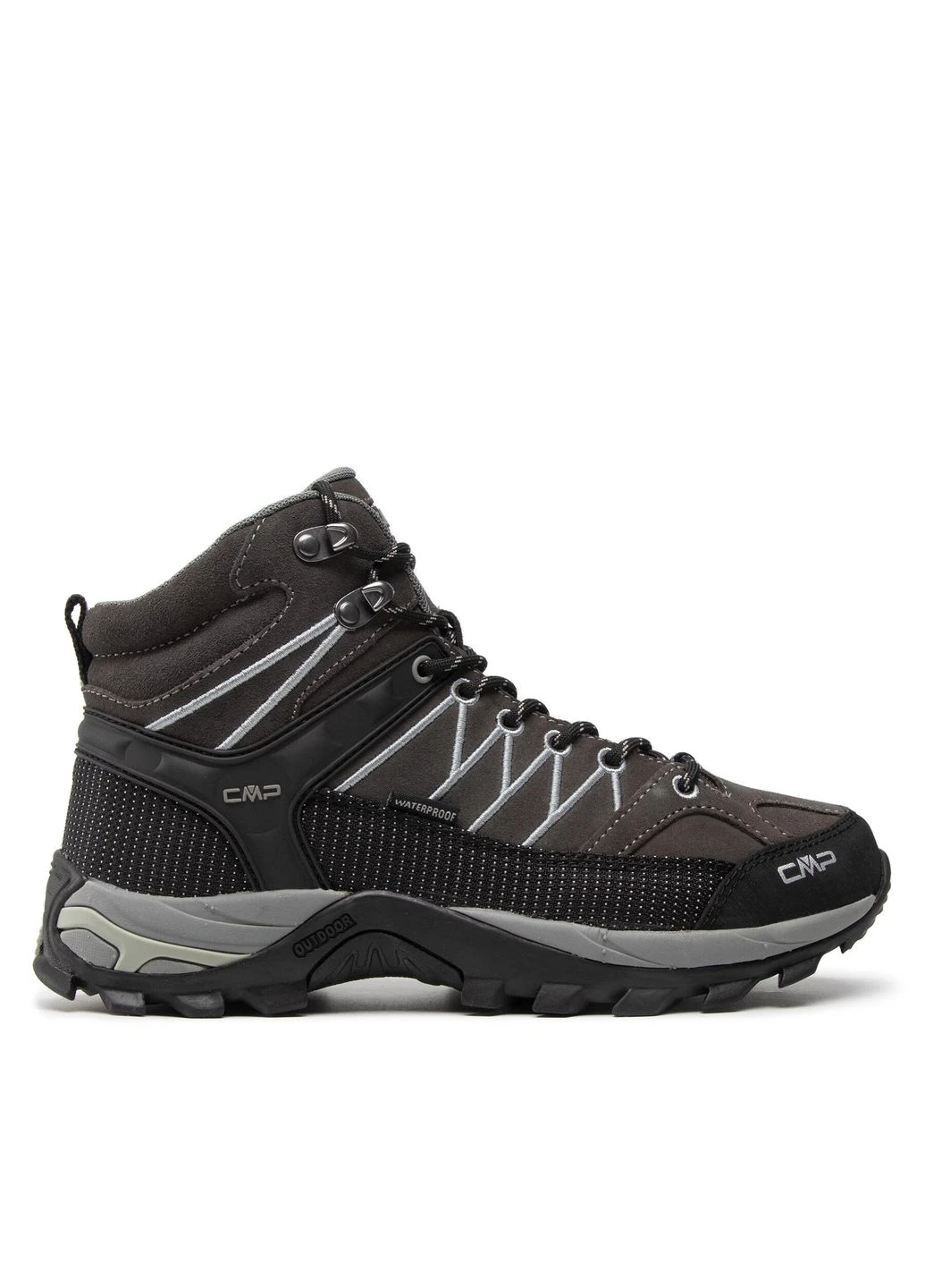 Коричневый черевики rigel mid trekking shoes wp brown 3q12947-u862 CMP