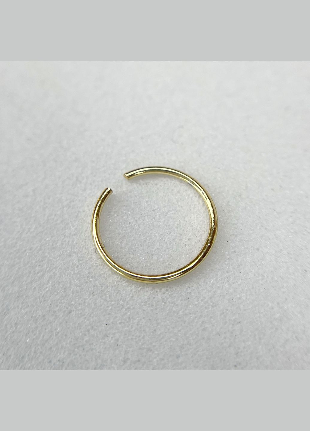 Сережка для пірсингу Кільце розрізне для брів губ носа Метал Золотистий 9.5 мм Pr00100 Finding (328942748)