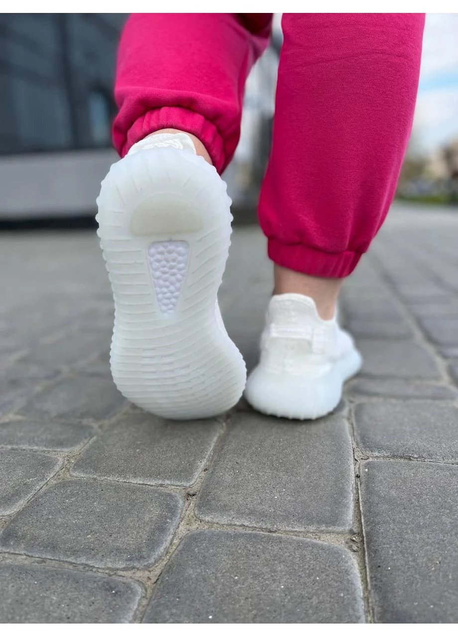 Білі літні кросівки adidas yeezy boost 350 v2 triple full white 2 адідас ізі буст No Brand