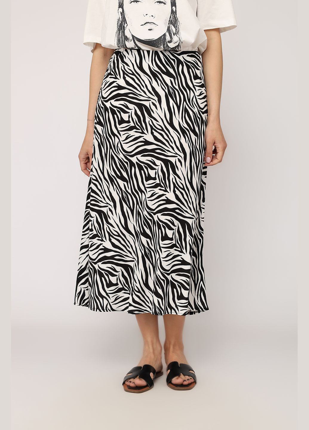 Спідниця жіноча колір білий ЦБ-00276465 Yuki (332330066)