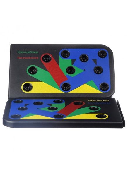 Дошка для віджимань переносний портативний тренажер 14 в 1 з антиковзним покриттям Push Up System training (365752158)