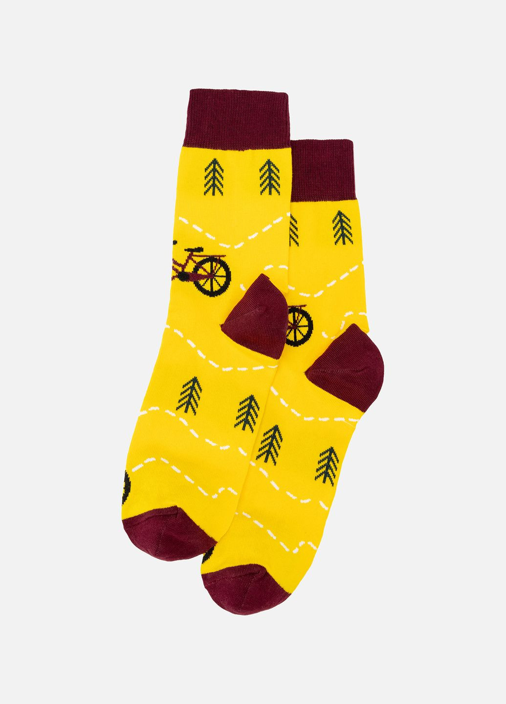 Чоловічі шкарпетки колір жовтий ЦБ-00245287 Yuki (285696161)