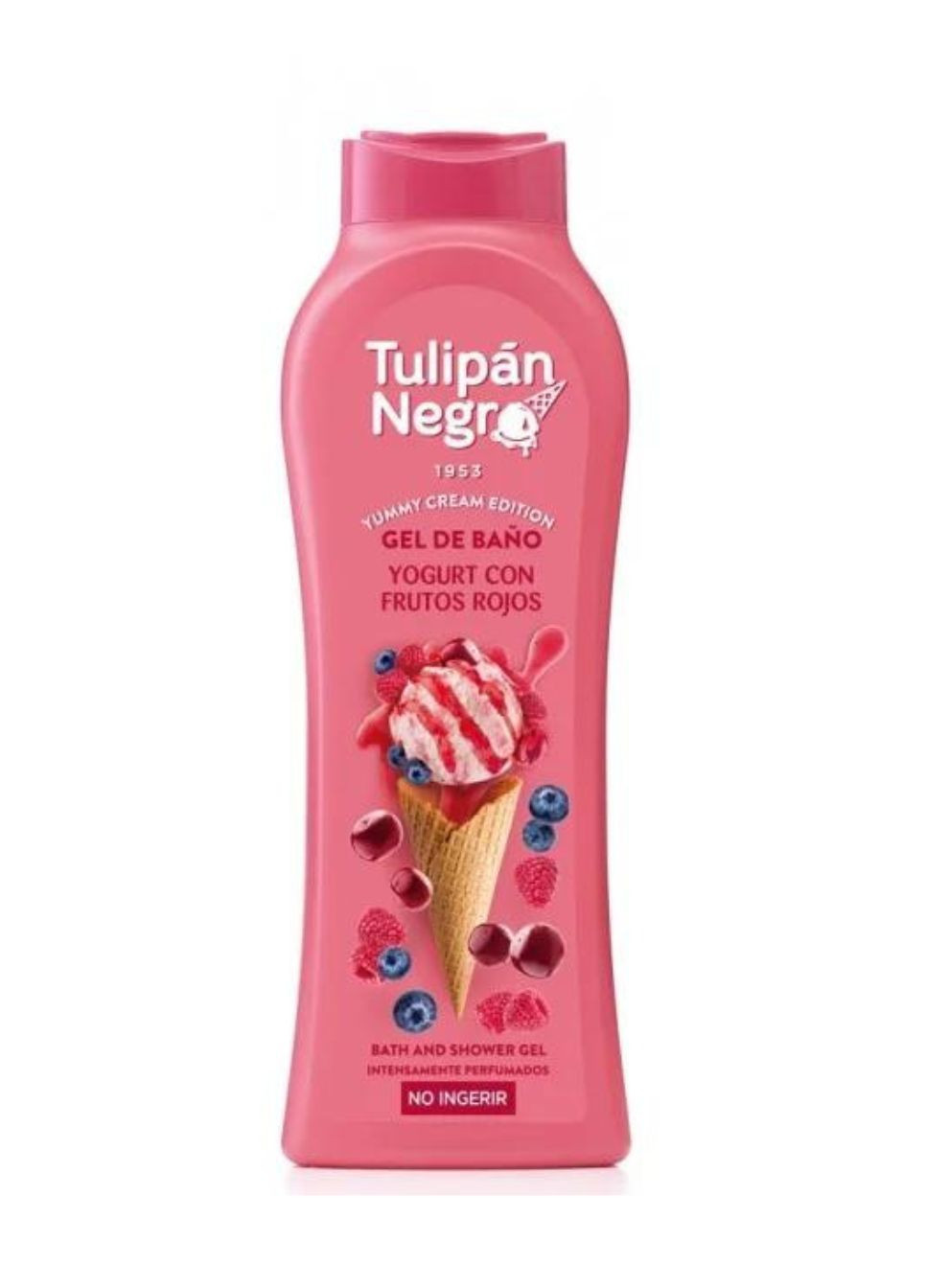 Гель для душу Yummy Cream Ягідний Йогурт, 650 мл Tulipan Negro (303361252)