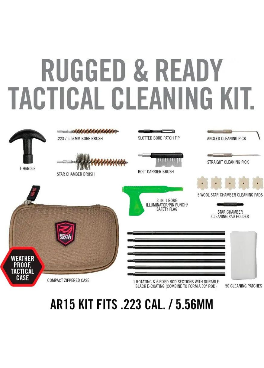 Набір для чистки AR15 Gun Cleaning Kit Real Avid (316443534)