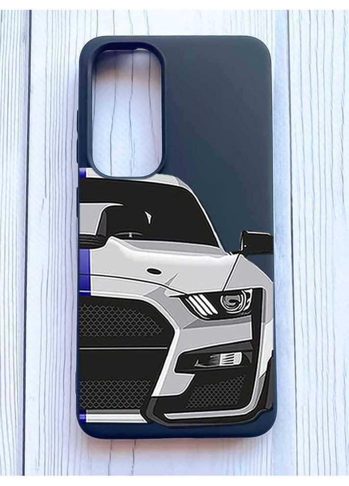 Матовий чорний чохол на Samsung Galaxy A35 (A356) Авто сіре (принт 231) Creative (355389565)