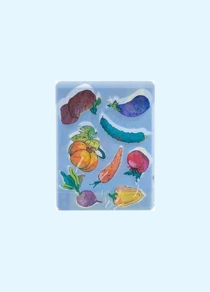 Трафарет "Овочі" (202х155) з кольор.картинкою №0580(20) No Brand (322575305)