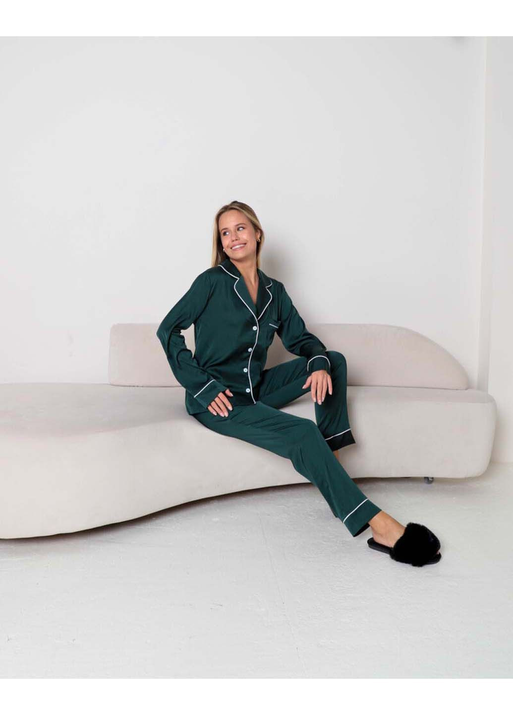 Зелена всесезон піжама Модельєр
