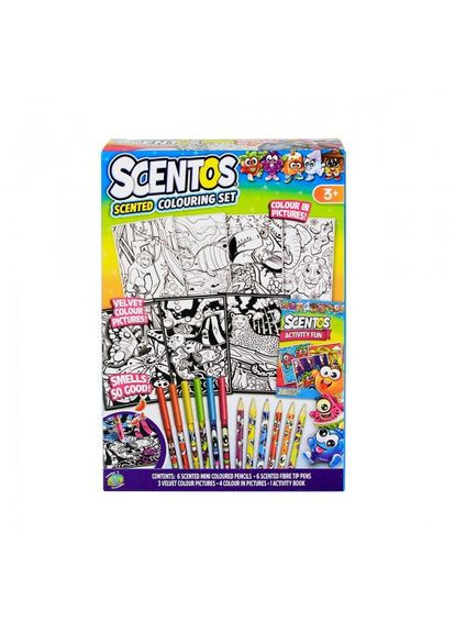 Ароматный набор для творчества – Забавные раскраски Scentos (290705979)