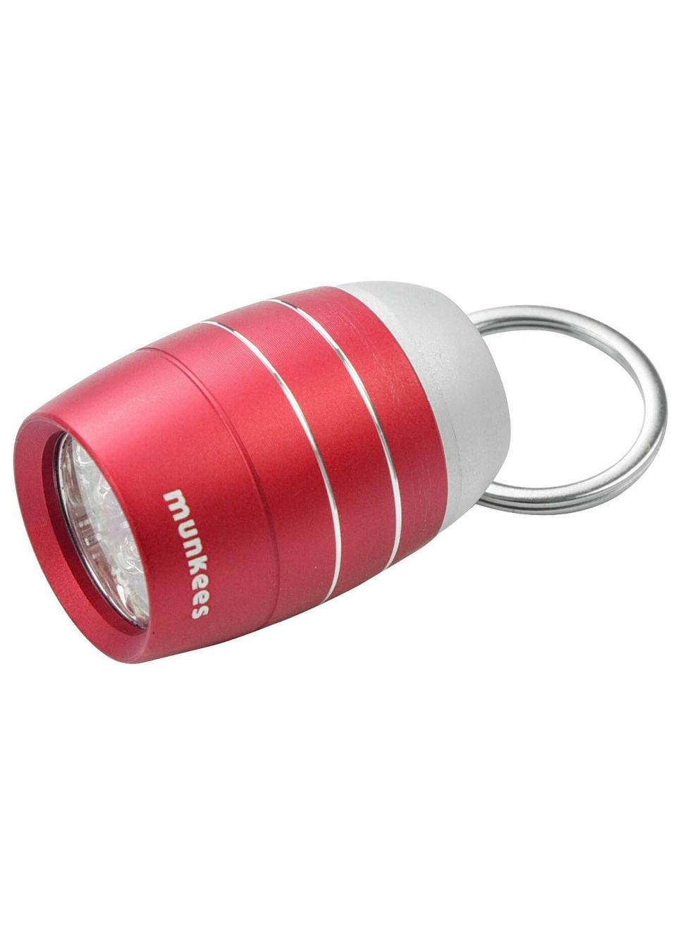 1082 брелокфонарик Cask shape 6-LED Light red (1082-RD) Munkees (315032083)