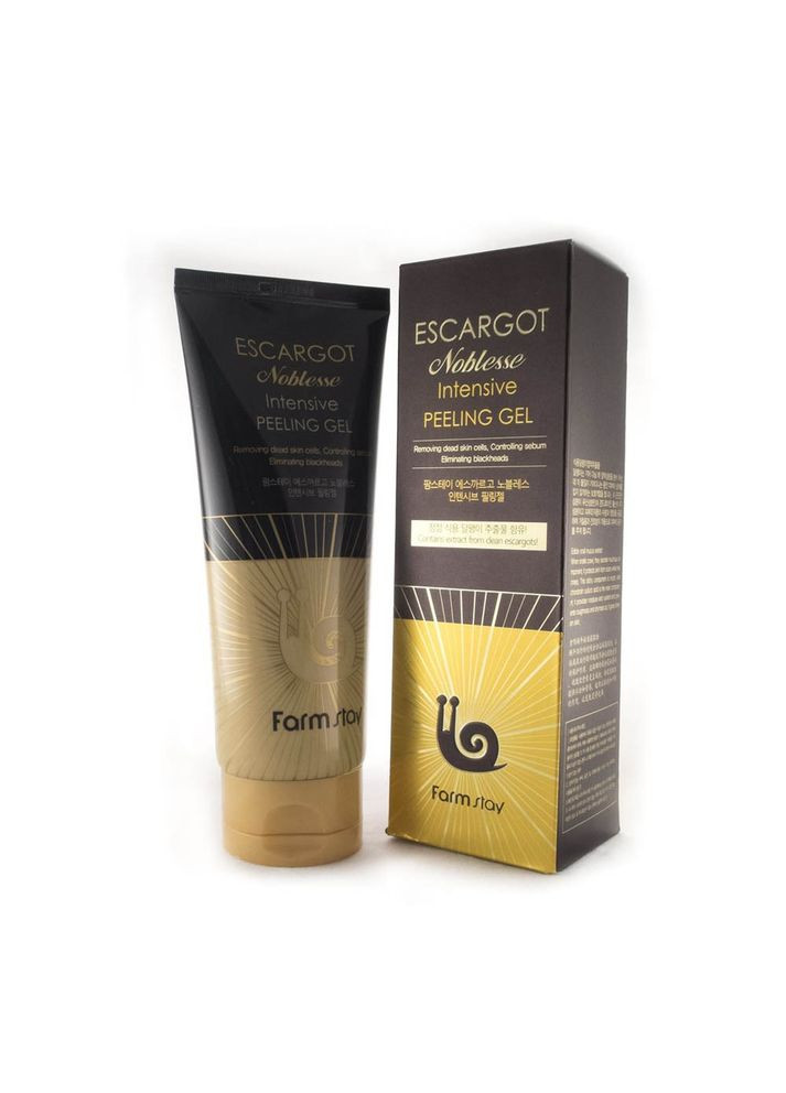 Пілінг-гель з екстрактом равлика Escargot Noblesse Intensive Peeling Gel 180 ml (прим'ята коробка) FarmStay (366973192)