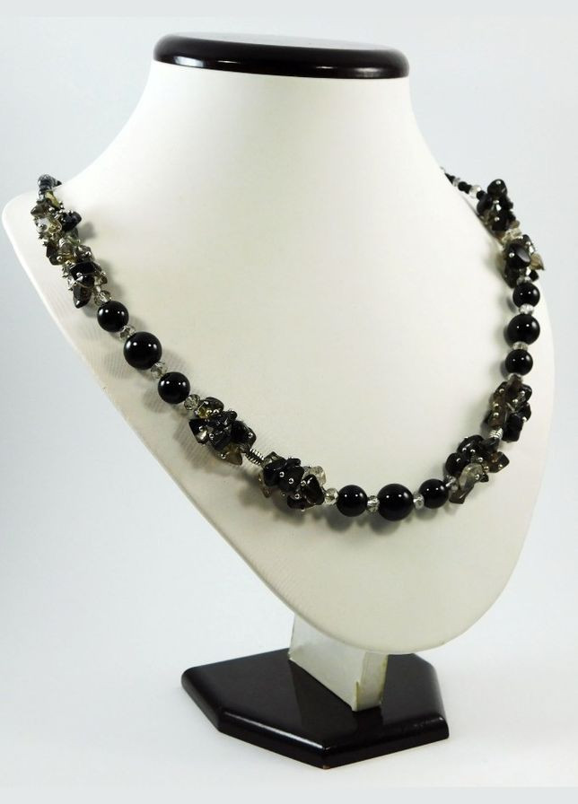 Эксклюзивное ожерелье "Чокофини" Агат, Топаз Fursa fashion (322315577)