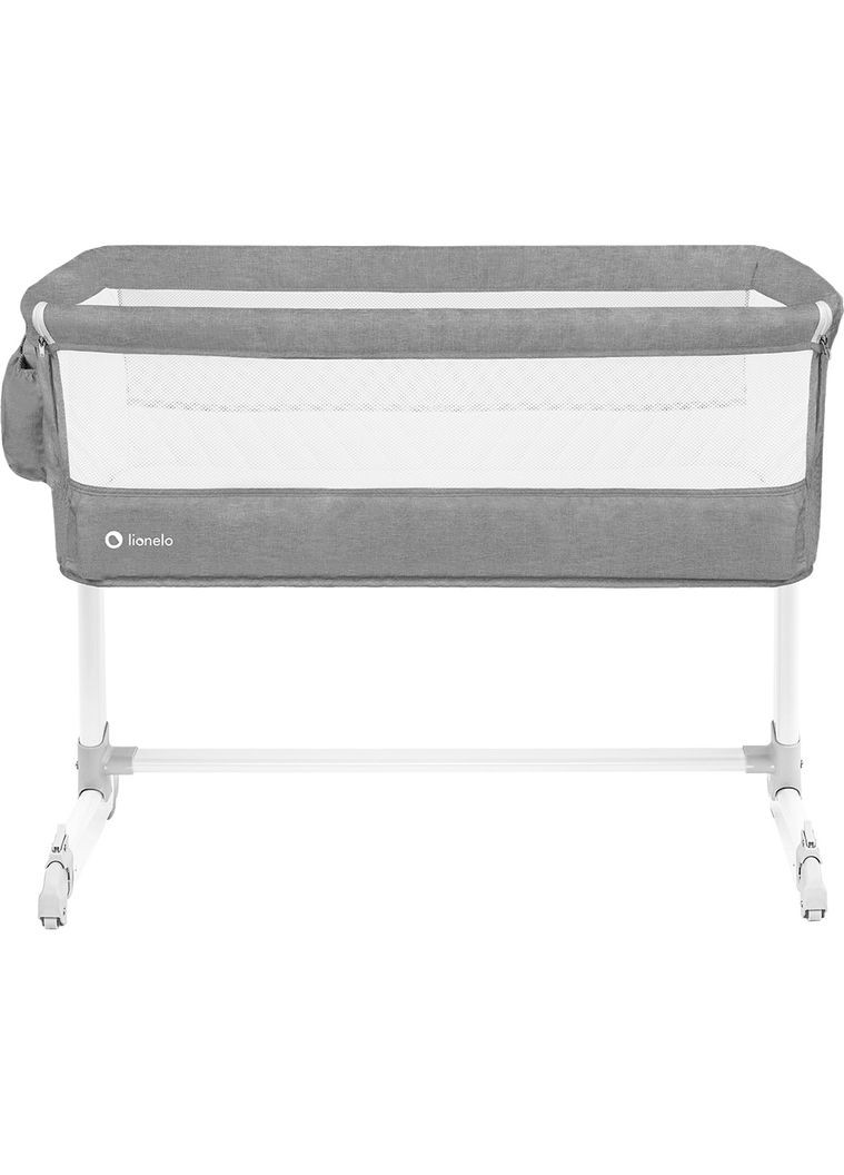 Кроватка приставная Theo Concrete, серый Lionelo LO-THEO CONCRETE (336329595)