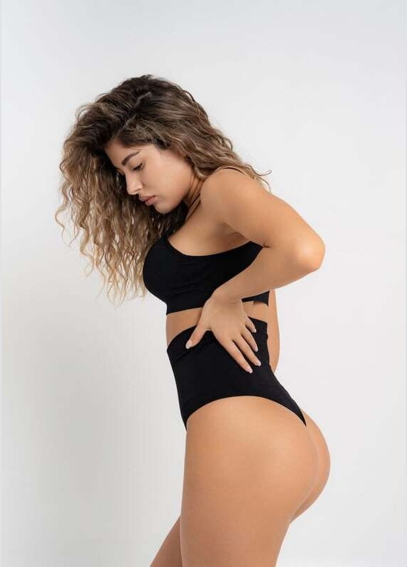 Корректирующие трусики с утяжкой корректирующее белье утягивающие трусы с широким поясом высокая посадка стринги Cindylove (299723172)