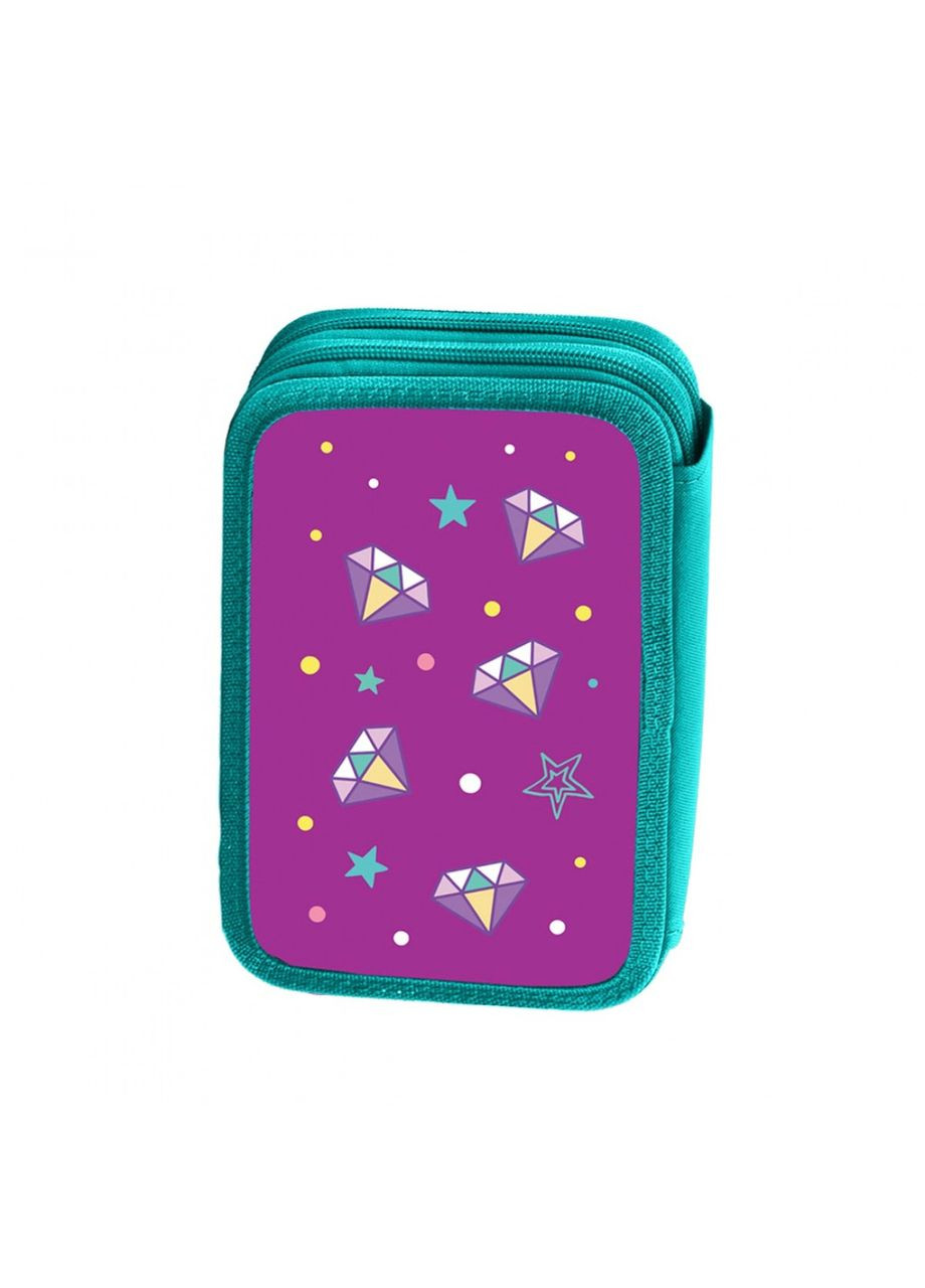 Пенал тв. " " /532839/ 2 відд. HP-01 "Stay Magic", пурпурний (1/48) Smart (367752195)