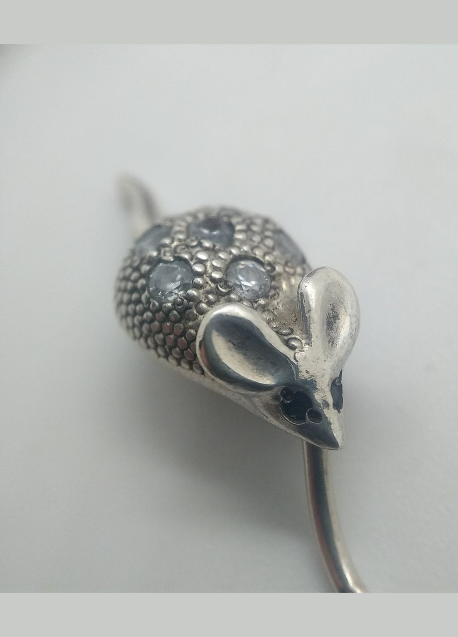 Серьги серебро 925° 2,70г. пирсинг мышка () No Brand 6024 (305391434)