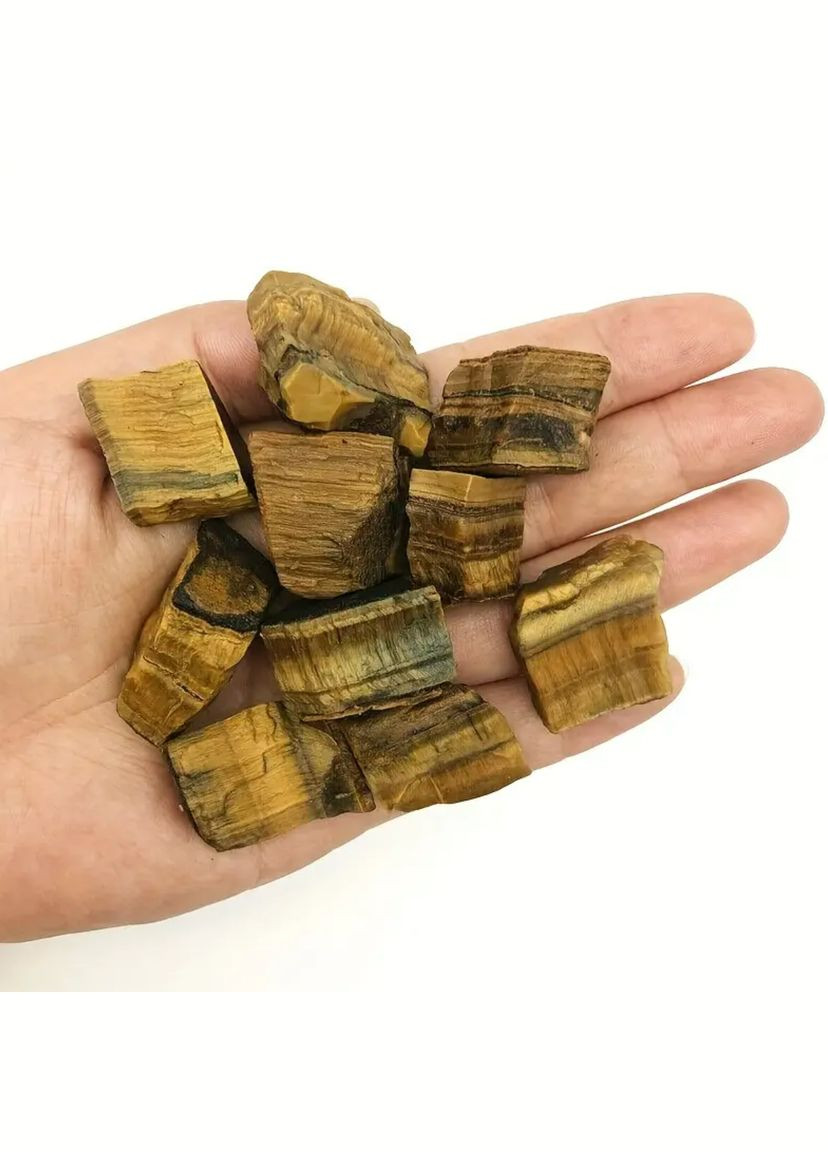 Необработанный камень Тигрового глаза 1 шт, размер камня 20-30 мм No Brand (317270351)